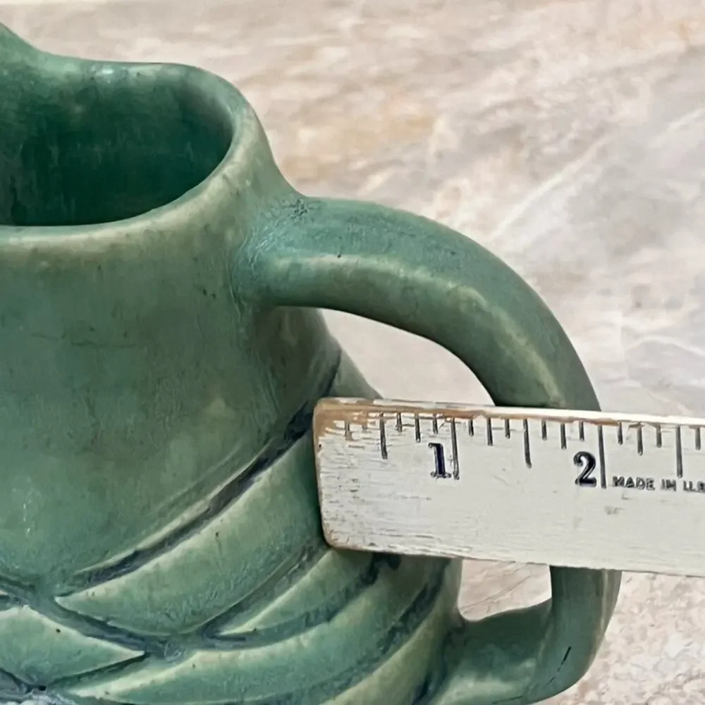 Studio Art Pottery Ceramic Pitcher Vase 7